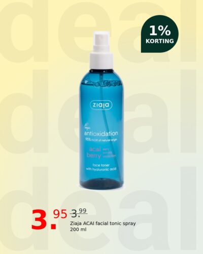 Ziaja ACAI facial tonic spray 200 ml