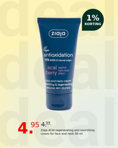 Ziaja ACAI regenerating and nourishing cream for face and neck 50 ml