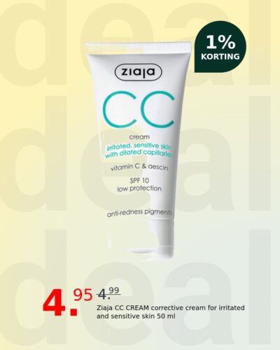 Ziaja CC CREAM corrective cream for irritated and sensitive skin 50 ml