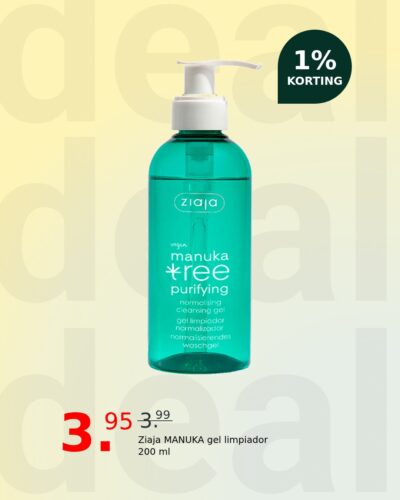 Ziaja MANUKA gel limpiador 200 ml