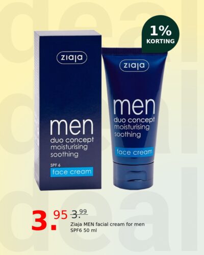 Ziaja MEN facial cream for men SPF6 50 ml