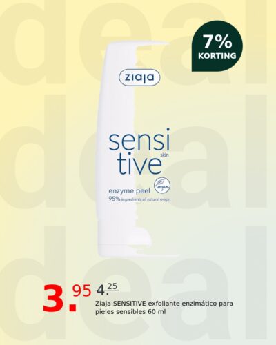 Ziaja SENSITIVE exfoliante enzimático para pieles sensibles 60 ml