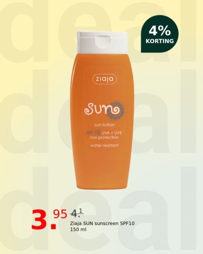 Ziaja SUN sunscreen SPF10 150 ml