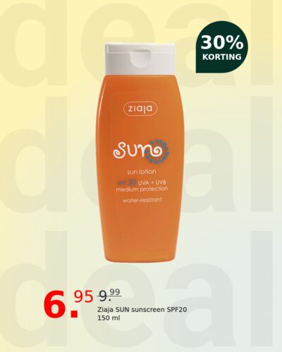 Ziaja SUN sunscreen SPF20 150 ml