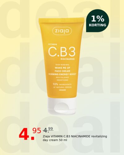 Ziaja VITAMIN C.B3 NIACINAMIDE revitalizing day cream 50 ml