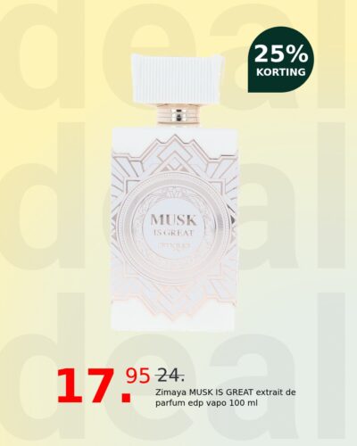 Zimaya MUSK IS GREAT extrait de parfum edp vapo 100 ml