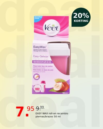 EASY WAX roll-on recambio piernas/brazos 50 ml