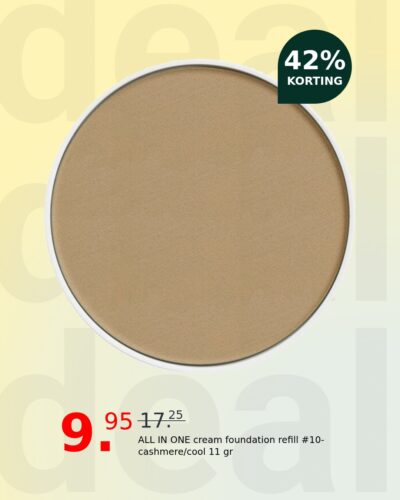 ALL IN ONE cream foundation refill #10-cashmere/cool 11 gr