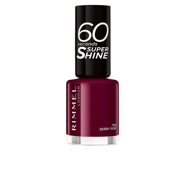 60 SECONDS SUPER SHINE esmalte de uñas #712-berry pop 8 ml