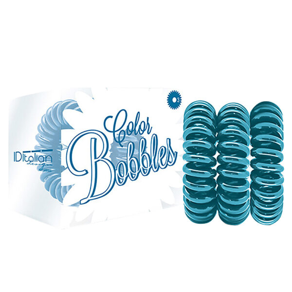COLOR BOBBLES hair tie #turquoise 3 u