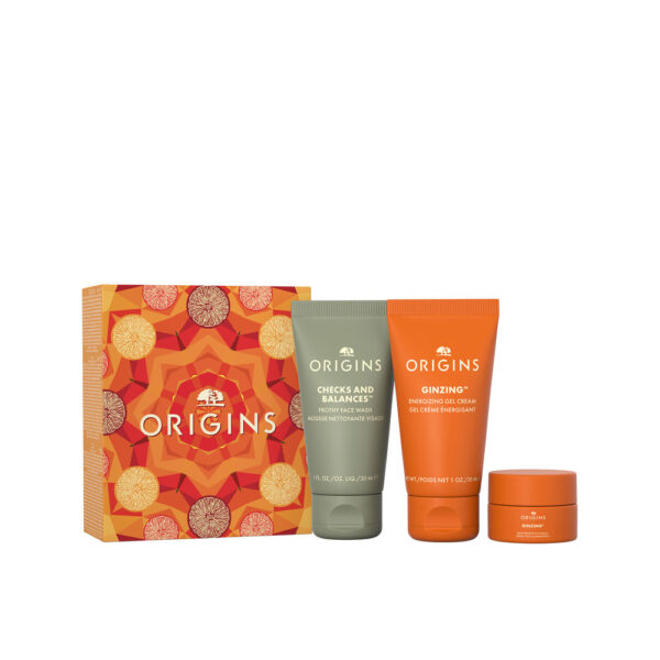 Origins GINZING ENERGIZING CREAM GEL WITH CAFFEINE + NICAINAMIDE CASE 3 pcs