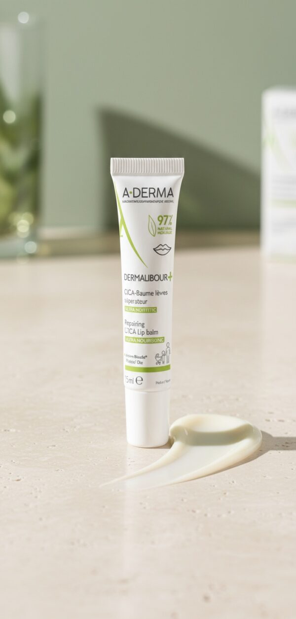A-derma DERMALIBOUR+ CICA repairing lip balm 15 ml