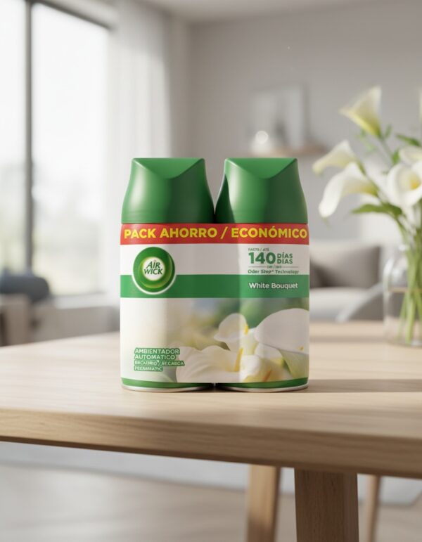 FRESHMATIC ambientador recambio #white bouquet 2 x 250 ml