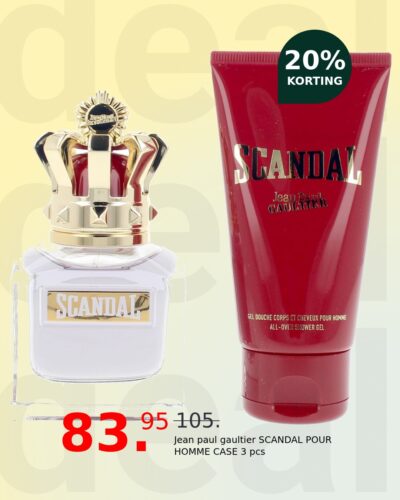 Jean paul gaultier SCANDAL POUR HOMME CASE 3 pcs