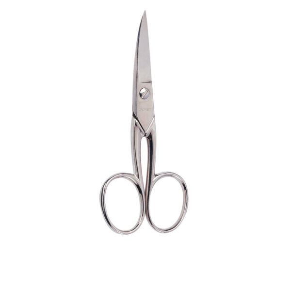 NICKEL-PLATED PEDICURE SCISSORS CURVED TIP 1 pcs