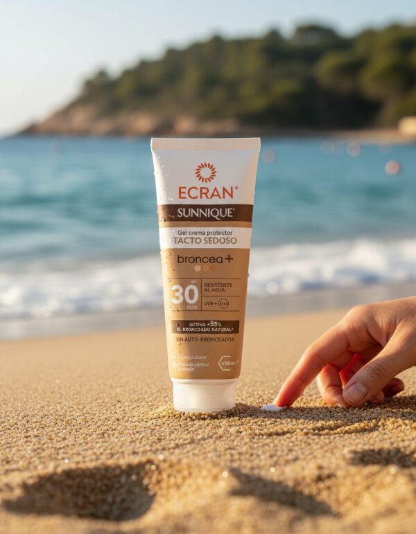 ECRAN SUNNIQUE tanning+ gel-cream SPF30 250 ml