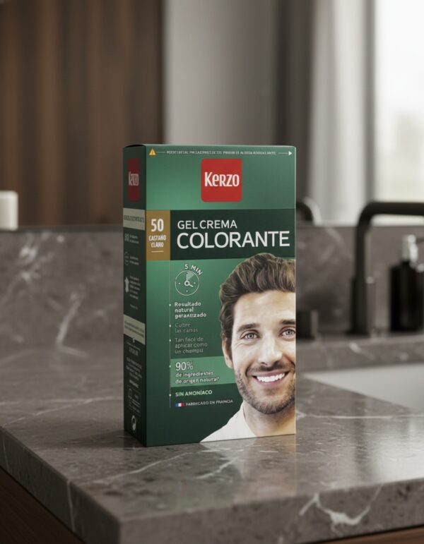TINTE PARA HOMBRE gel-crema #50 castaño claro 100 gr