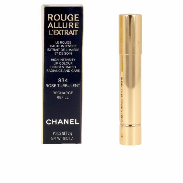 Chanel ROUGE ALLURE L'EXTRAIT lipstick refill #834 rose turbulent 2 gr