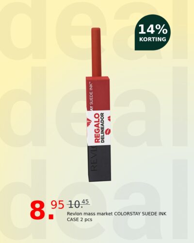 Revlon mass market COLORSTAY SUEDE INK CASE 2 pcs