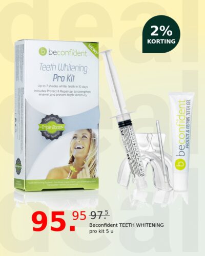 Beconfident TEETH WHITENING pro kit 5 u