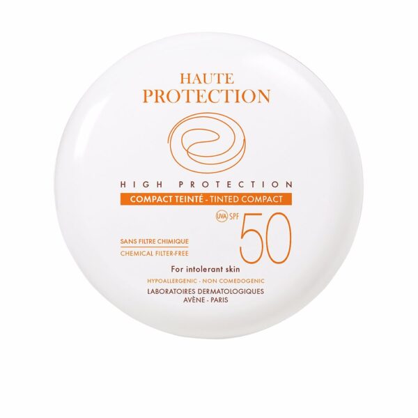 AvÈne SOLAIRE COMPACT with high protection color SPF 50 #gold 10 gr
