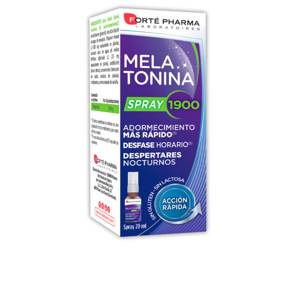 FortÉ pharma MELATONIN spray 1900 faster sleepiness 20 ml