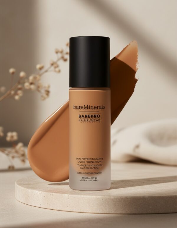 BAREPRO 24HR WEAR matte liquid foundation SPF20 #Light 28 Neutral 30 ml