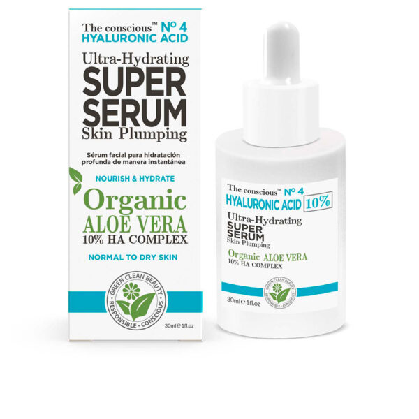 The conscious™ HYALURONIC ACID ultra-hydrating super serum organic aloe vera 30 ml
