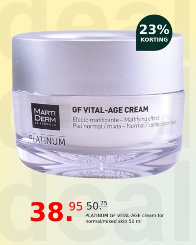 PLATINUM GF VITAL-AGE cream for normal/mixed skin 50 ml