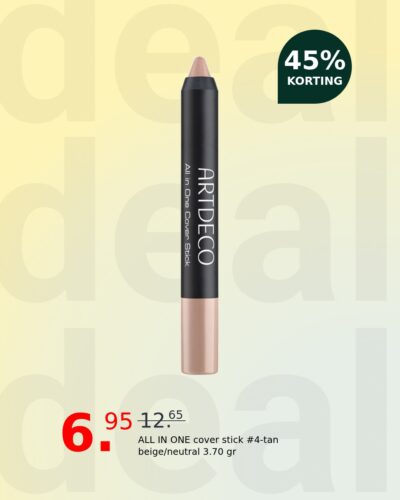ALL IN ONE cover stick #4-tan beige/neutral 3.70 gr