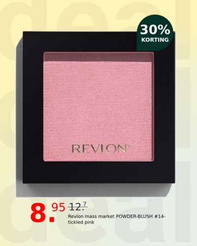 Revlon mass market POWDER-BLUSH #14-tickled pink