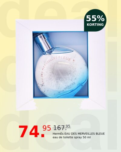 HermÈs EAU DES MERVEILLES BLEUE eau de toilette spray 50 ml