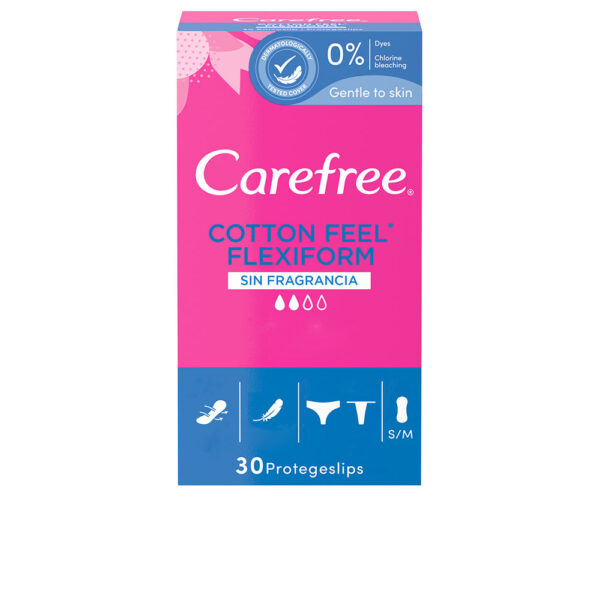 CAREFREE FLEXIFORM breathable fragrance-free protector 30 u