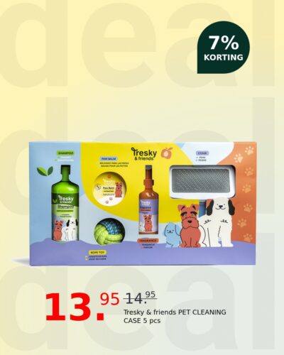 Tresky & friends PET CLEANING CASE 5 pcs