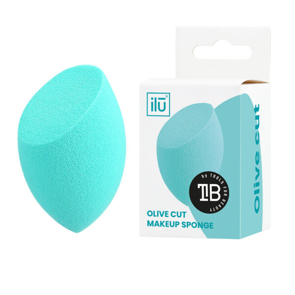 IlŪ OLIVE CUT sponge #Turquoise 1 u