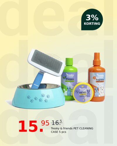 Tresky & friends PET CLEANING CASE 5 pcs