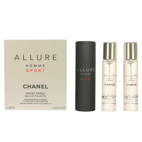 ALLURE HOMME SPORT travel spray and two refills 3 x 20 ml