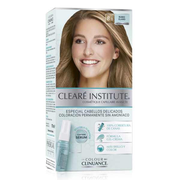 ClearÉ institute COLOUR CLINUANCE delicate hair #8.0-light blonde 1 unit