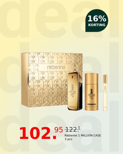 Rabanne 1 MILLION CASE 3 pcs