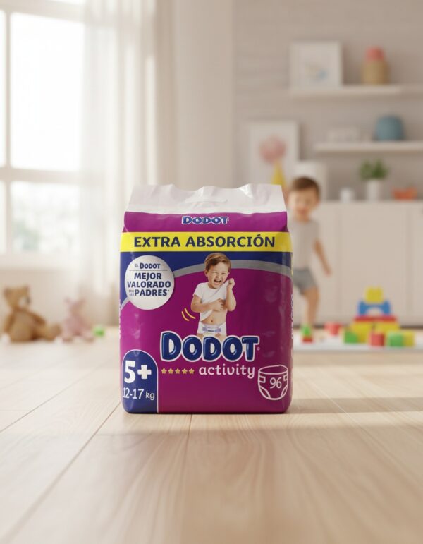 DODOT ACTIVITY EXTRA size 5 diapers 12-17 kg 96 units