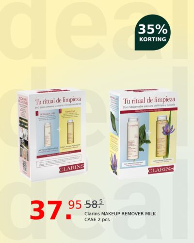 Clarins MAKEUP REMOVER MILK CASE 2 pcs