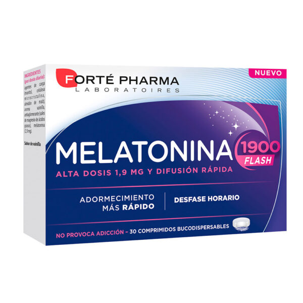 FortÉ pharma MELATONIN 1900 flash faster sleepiness 30 tablets