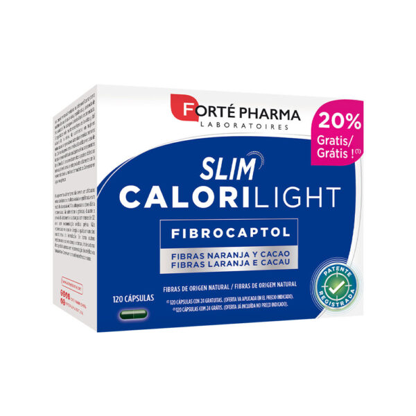 FortÉ pharma SLIM CALORI LIGHT fibrocaptol 120 cápsulas