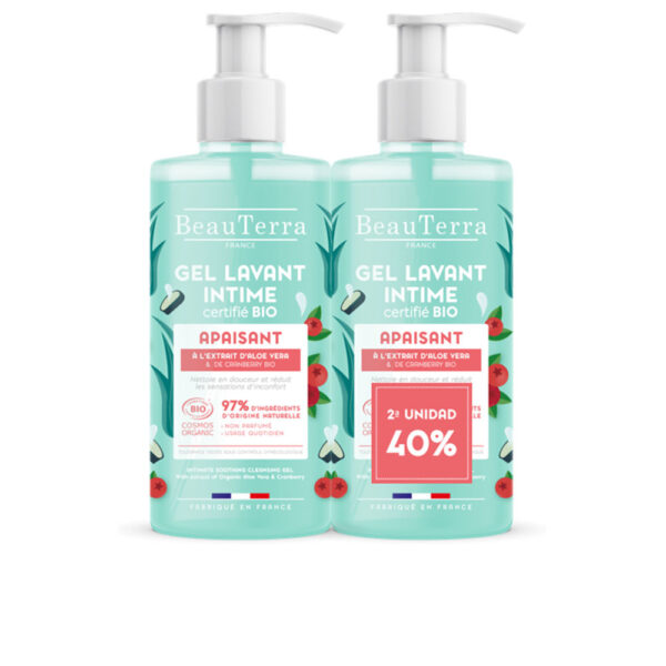 Beauterra BIO soothing intimate gel pack 2 x 500 ml