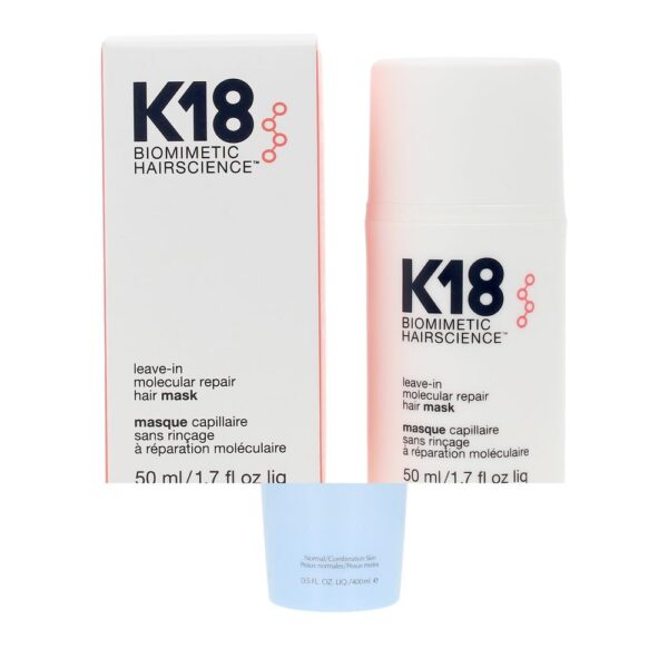 K18 Mascarilla Capilar Reparadora Molecular Sin Aclarado 50 ml