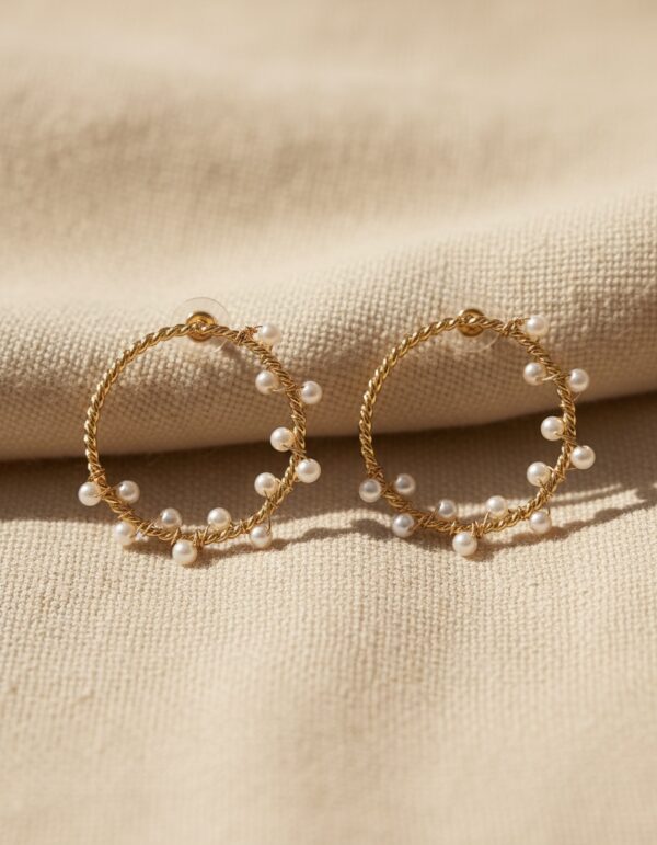 Shabama SHIMA earrings #bright gold 1 u