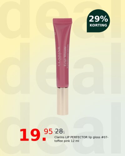 Clarins LIP PERFECTOR lip gloss #07-toffee pink 12 ml