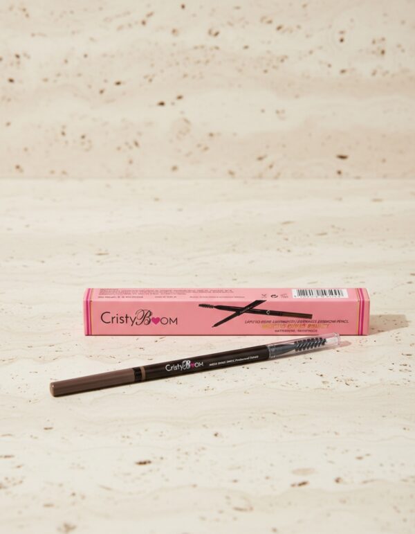 Cristyboom MICROBLANDING EFFECT waterproof eyebrow pencil #brown 0.1 gr