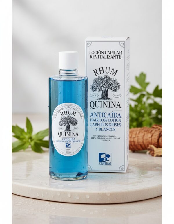 RHUM QUININE blue tonic for grey and white hair 500 ml