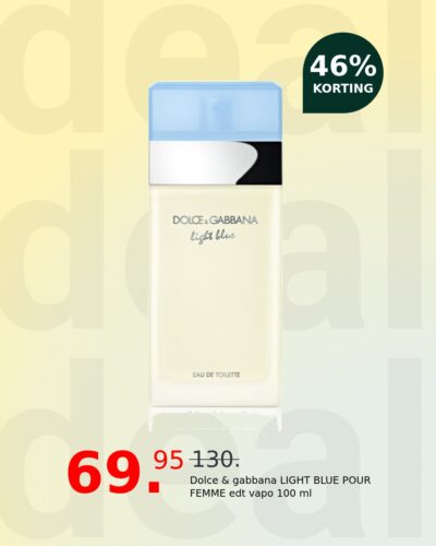 Dolce & gabbana LIGHT BLUE POUR FEMME edt vapo 100 ml